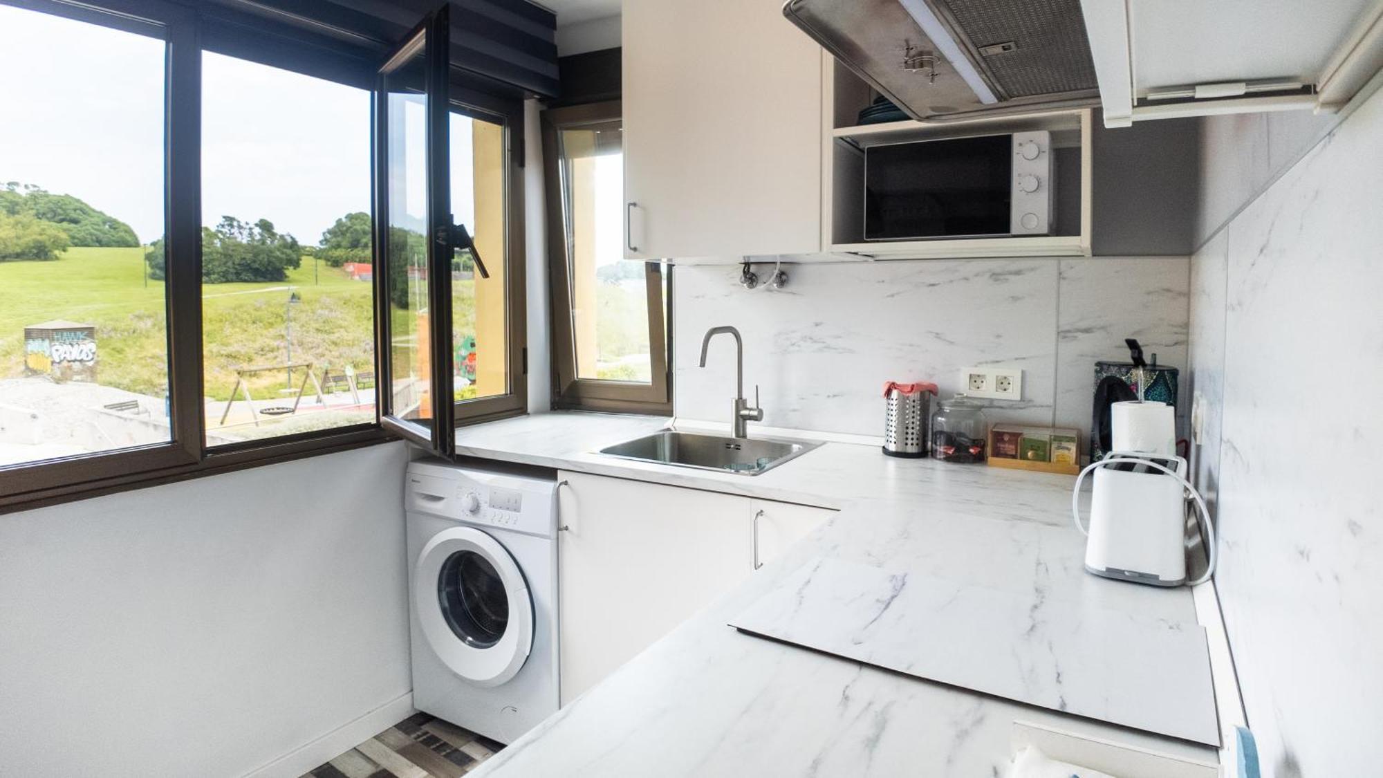 Loft En Gijon - Cimavilla Con Vistas Al Cerro 외부 사진